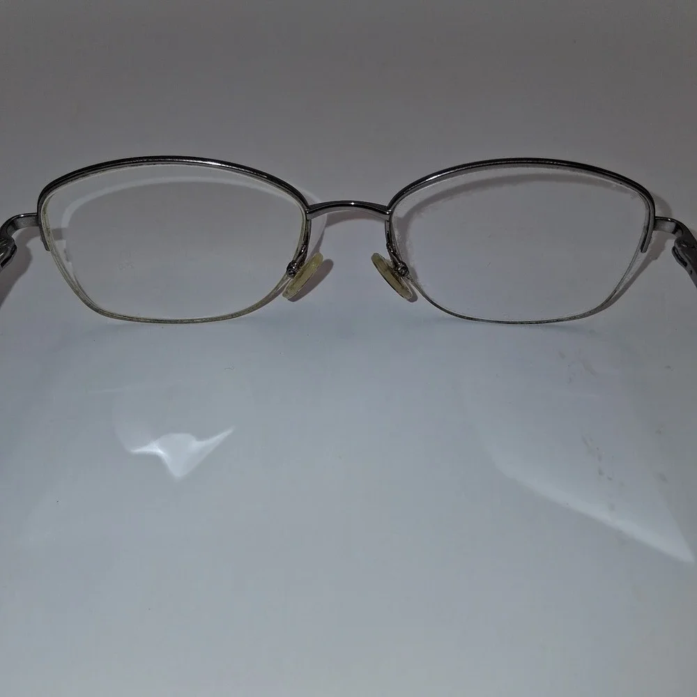 Emozioni by Safilo EM 4394 6LB Ruthenium Womens Half Rim Eyeglasses 51-17-130